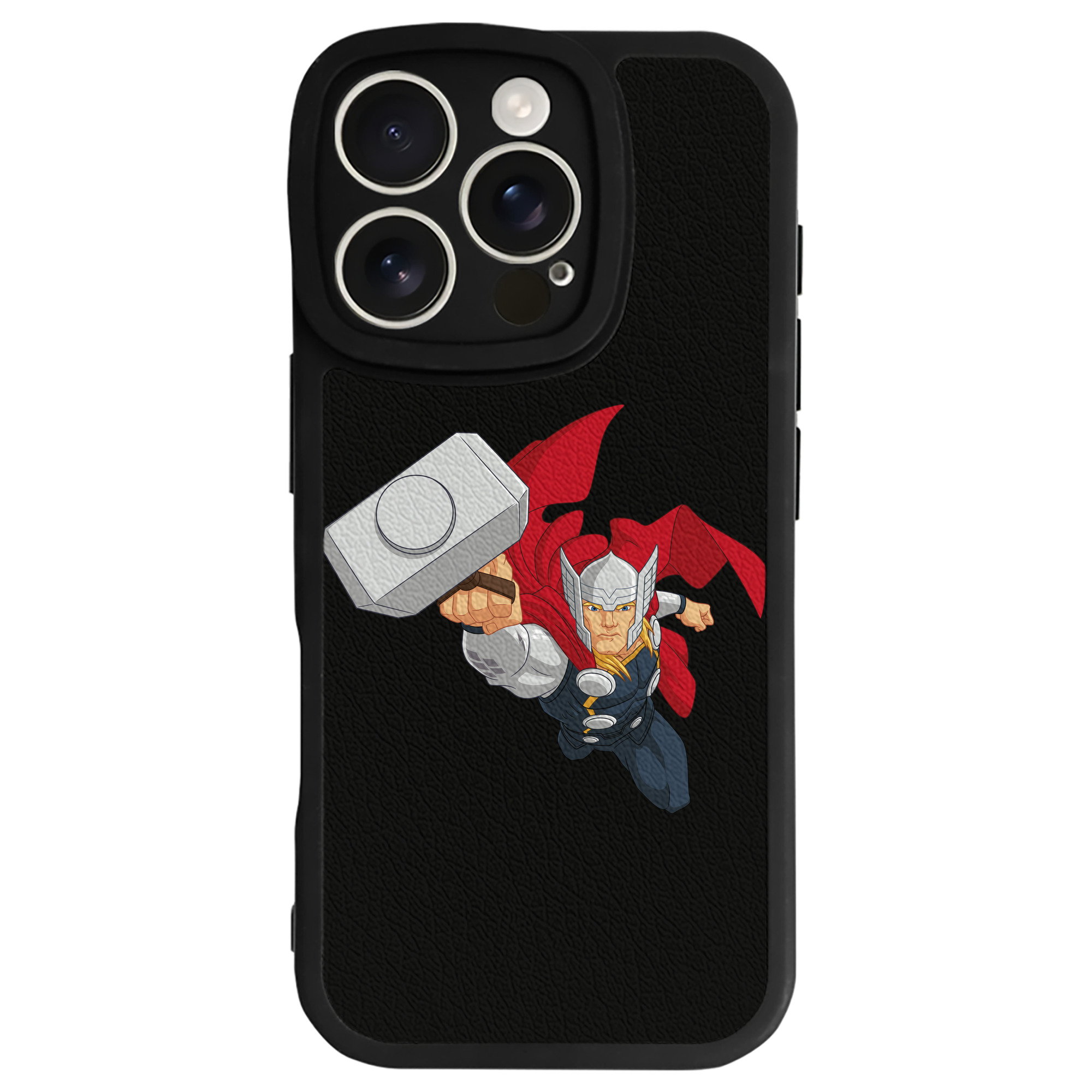 （画像用） アベンジャーズ The Avengers 【iPhone 16シリーズ対応】シリコンスマホケース（レザー調） 材質：シリコン
